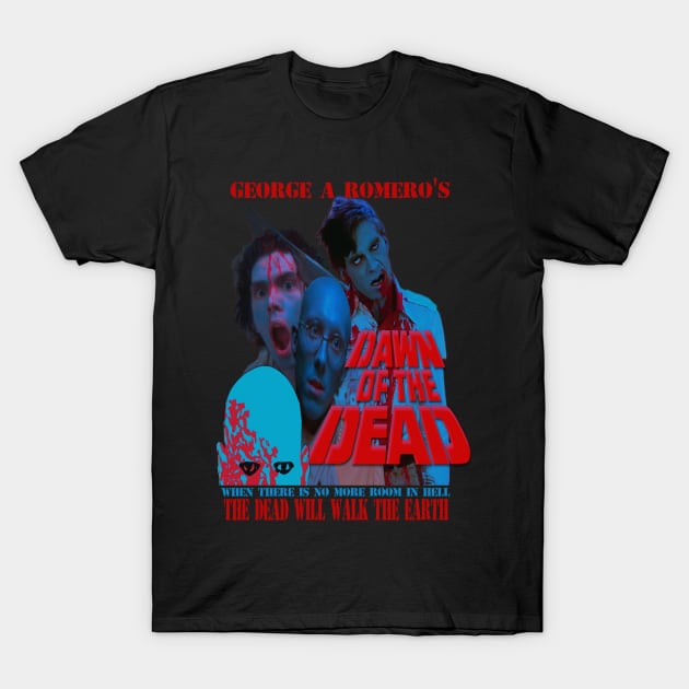 Dawn Of The Dead,Classic Horror (Version 1) T-Shirt by The Dark Vestiary